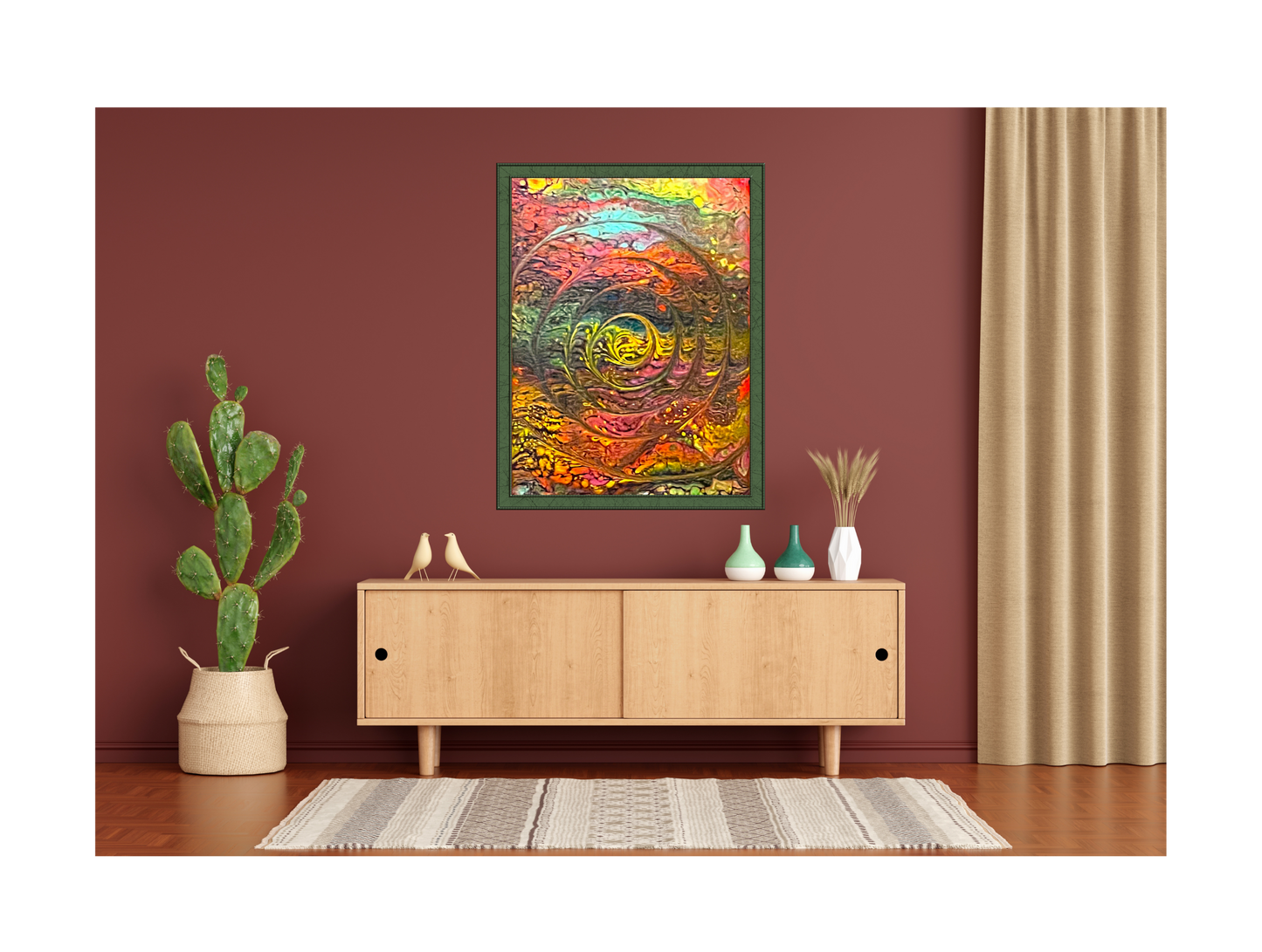 Chromatic Vortex - Canvas