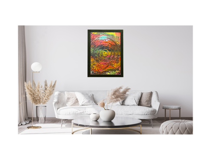Chromatic Vortex - Canvas