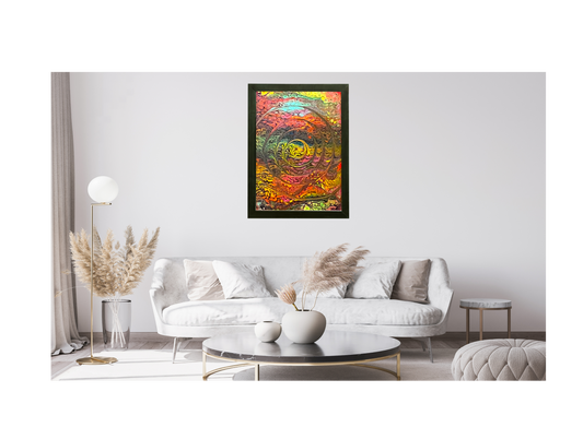 Chromatic Vortex - Canvas