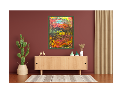 Chromatic Vortex - Canvas